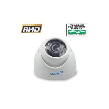 Câmera AHD Dome 2 Megapixel (1920X1080P) Infrared 15 metros 12 Leds Lente 2.8mm ou 3.6mm 3DNR